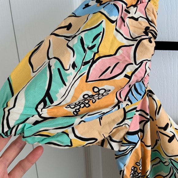 Astr Floral Mini Dress - Multicolor - Picture 5 of 16